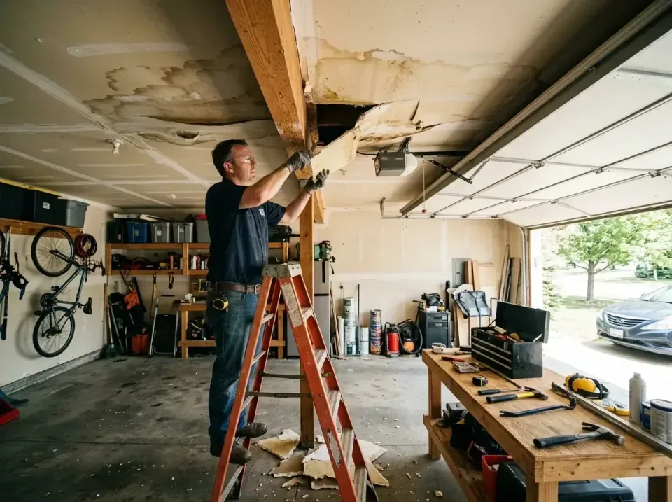 garage-ceiling-water-damage-re-008 garage-ceiling-water-damage-re-008 — trusted local provider team, Emergency Ceiling Water Leak Repair & Extraction in Englew…