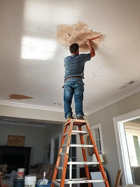 ceiling undergoing water damage repair 84328 Paradise, UT 4 ceiling undergoing water damage repair 84328 Paradise, UT 3